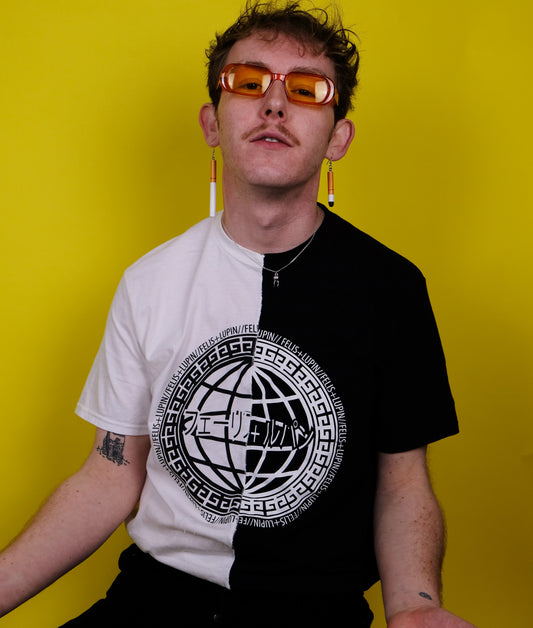 Reworked 2 Tone shirt - L