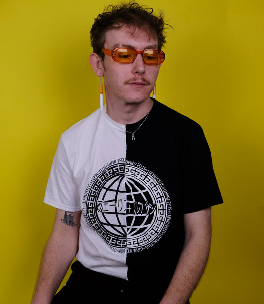 Reworked 2 Tone shirt - L