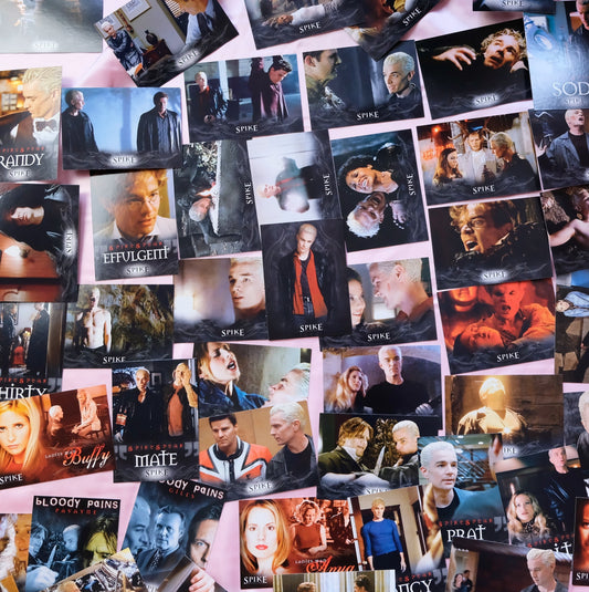 Spike/ Buffy trading cards
