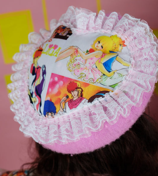 90's anime Beret