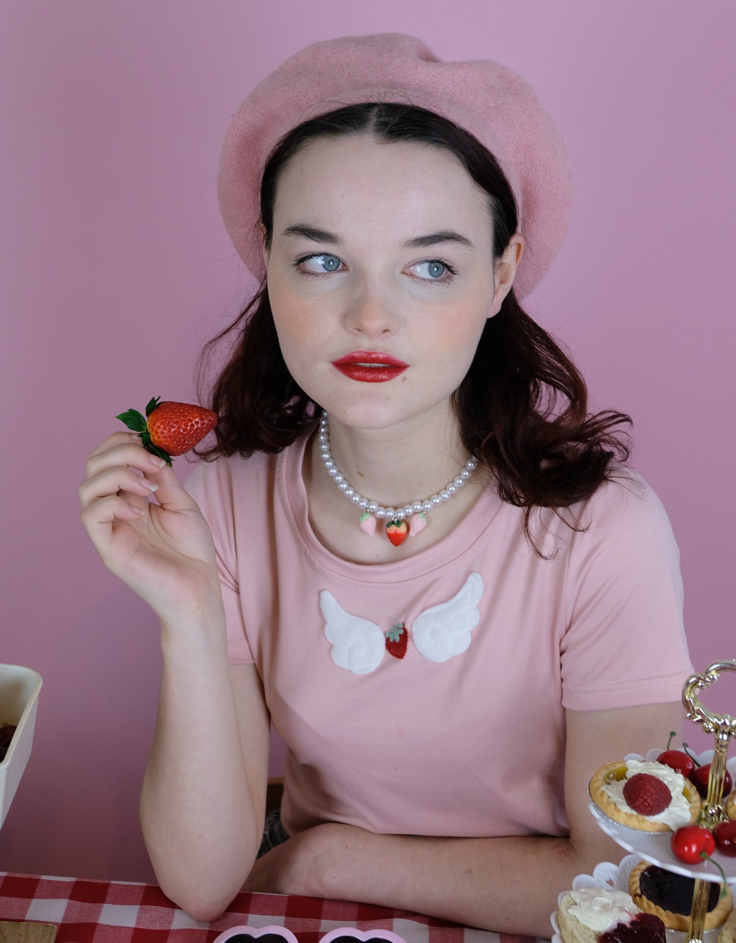 Angel Berry Tee