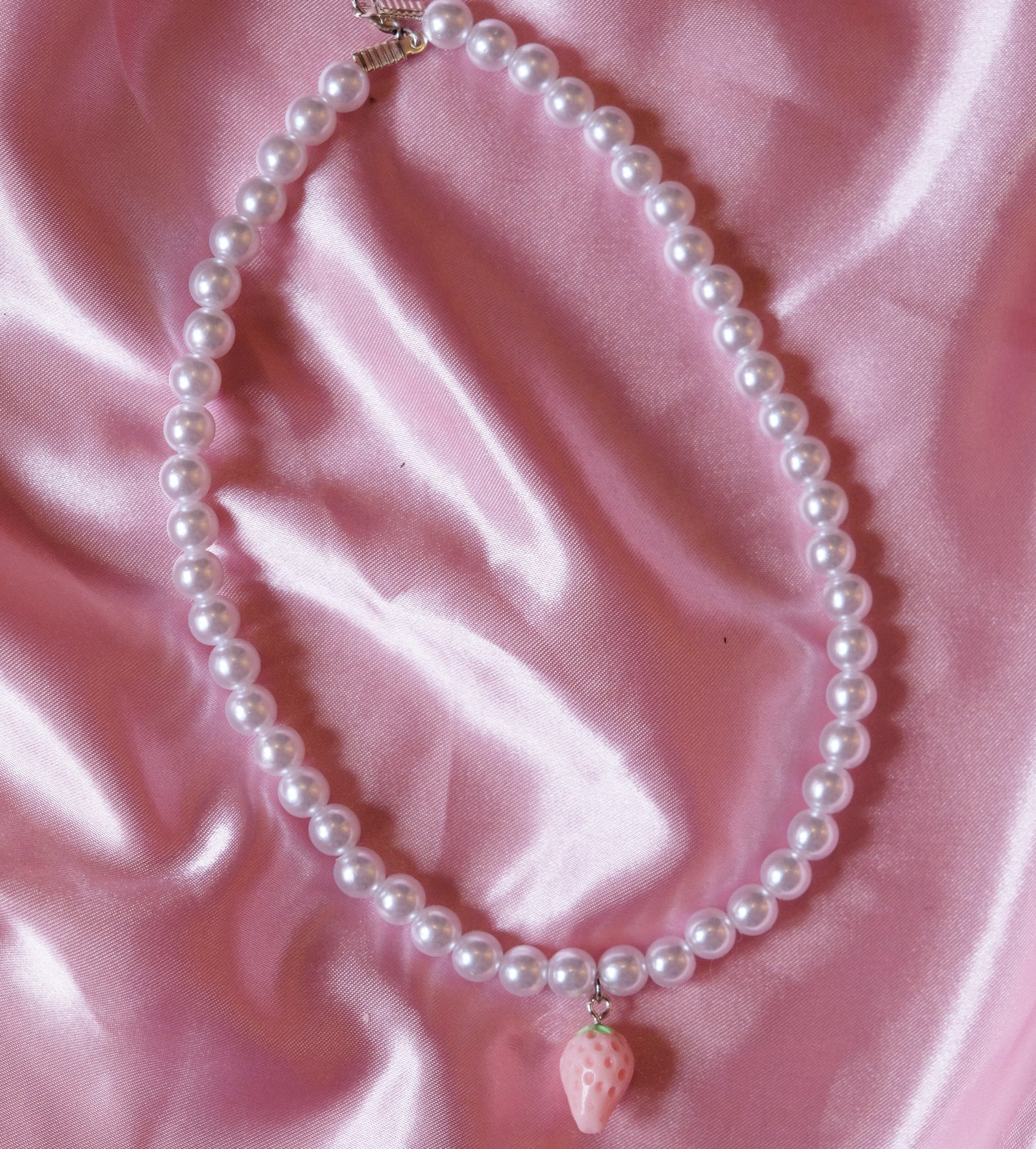 Pink Berry Pearl Necklace