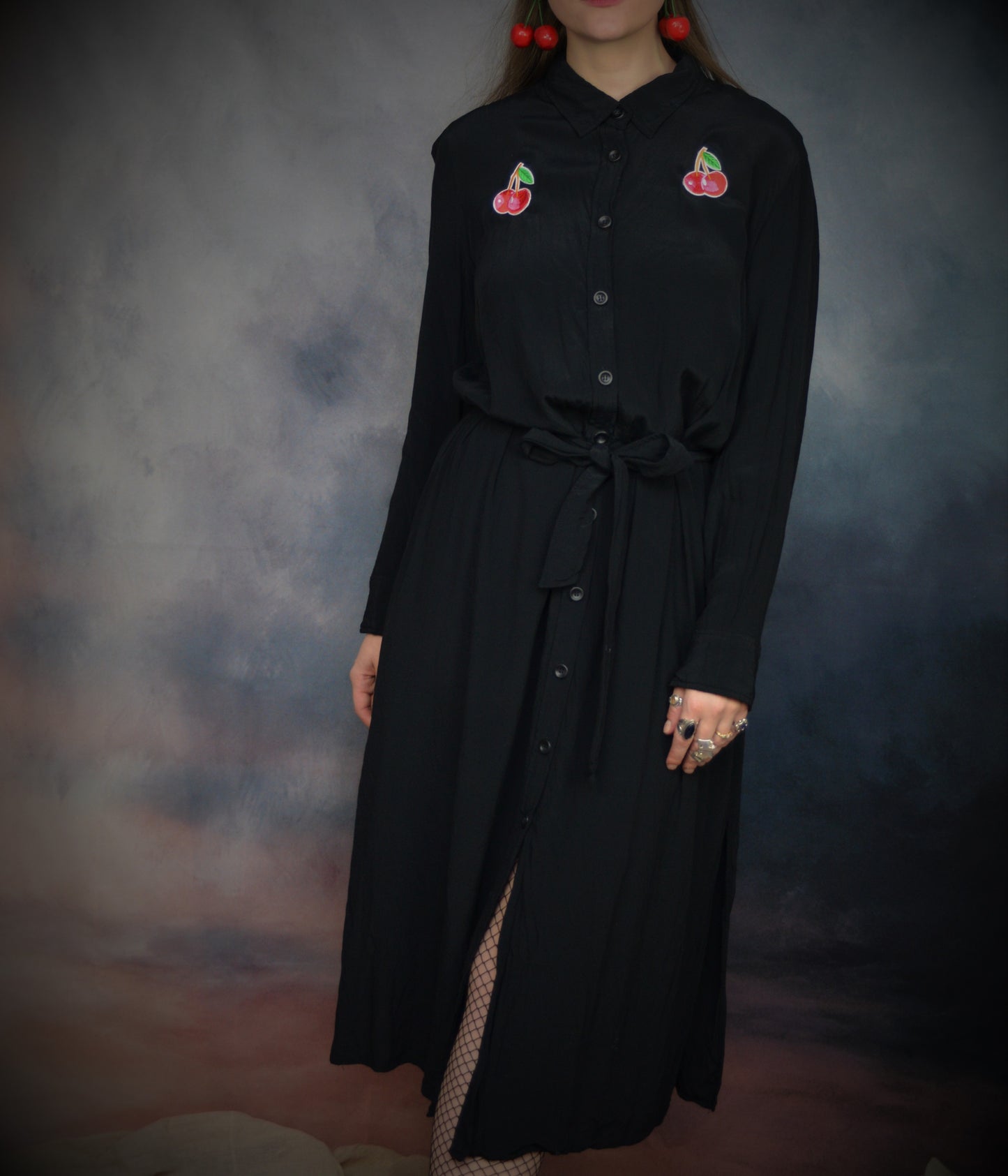 Cherry  Dress- L/ 12-14