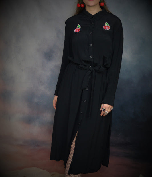 Cherry  Dress- L/ 12-14