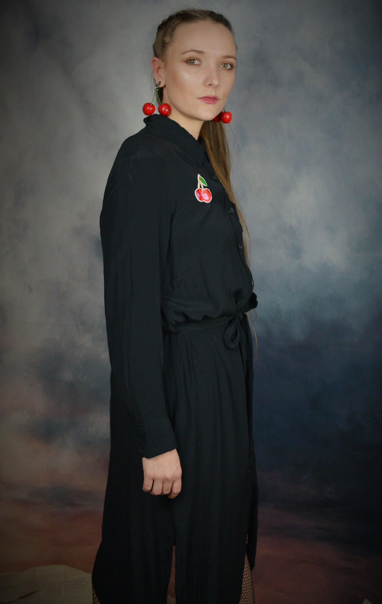 Cherry  Dress- L/ 12-14