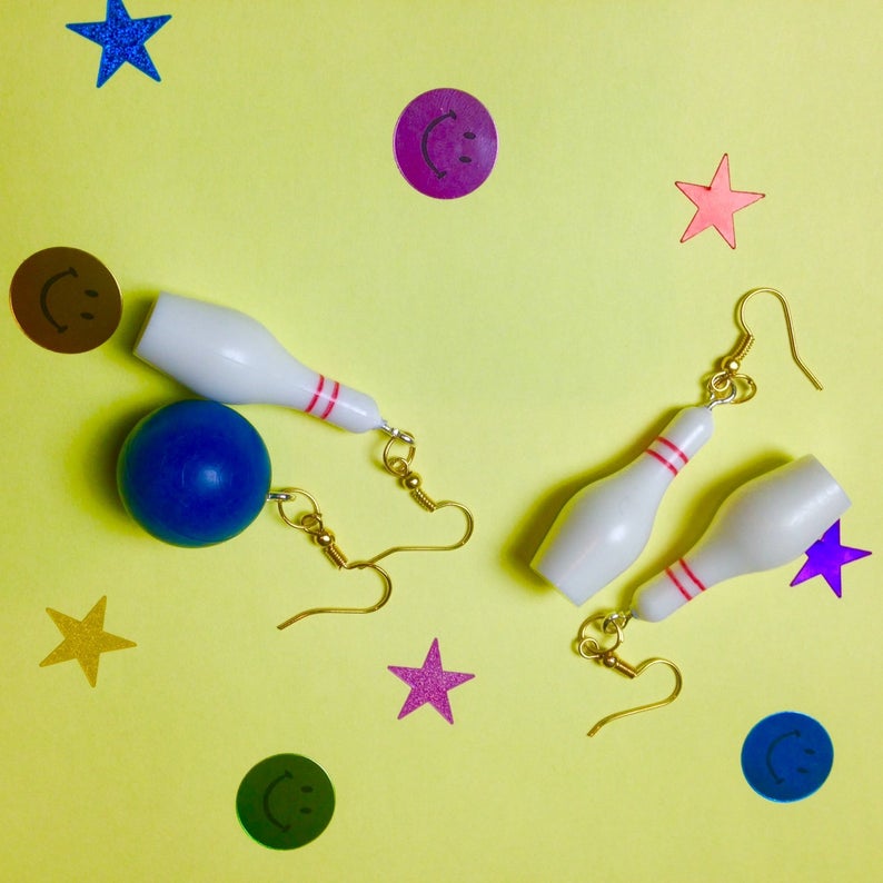 Bowling Pin Earrings