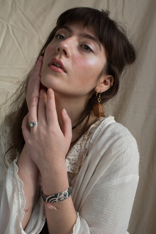 Walnut Earrings