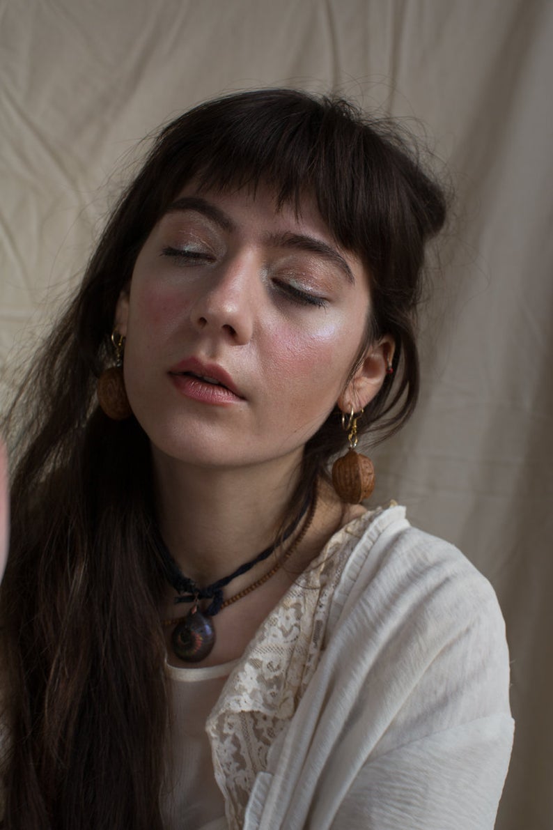 Walnut Earrings
