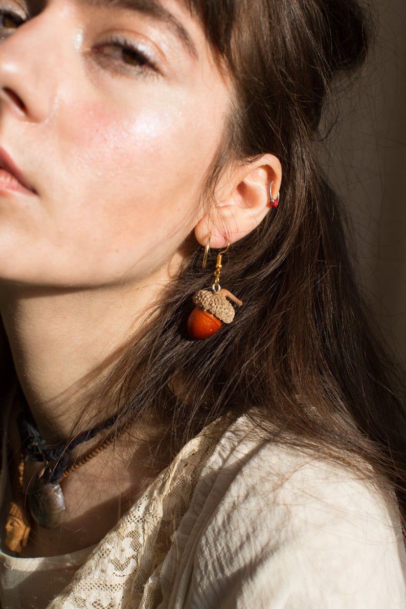 Acorn Earrings